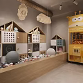 Modern Beauty Hair Salon Interior Design With Comfortable Sofa Styling Chairs And Product Shelves