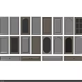 Different Types Of Wardrobe Doors Featuring Arched Glass And Flat Panel Designs