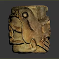 Hand Carved Wooden Decorative Container With Natural Texture For Home Use