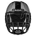 Gray Football Helmet With Black Facemask And Modern Protective Sports Equipment Design