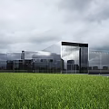 Modern Sales Office Building Club Building 3d model