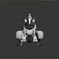 Mechanical Dog Robot Design With Metal Body Number 13 Legs And Tail