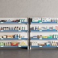 Medicine Cabinet Drug Shelf 3d model