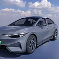 Stylish Volkswagen Electric Sedan With Green Exterior And Color Options