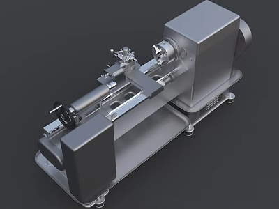 lathe cnc mould 3d model