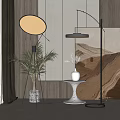 Modern floor lamp floor lamp combination 3d model