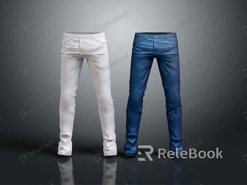 Jeans Casual Pants Denim Casual Pants Men's Pants Women's Pants Men's Pants Women's Pants model