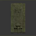 Vintage Military Tank With Green Tracks And Front Cannon Design