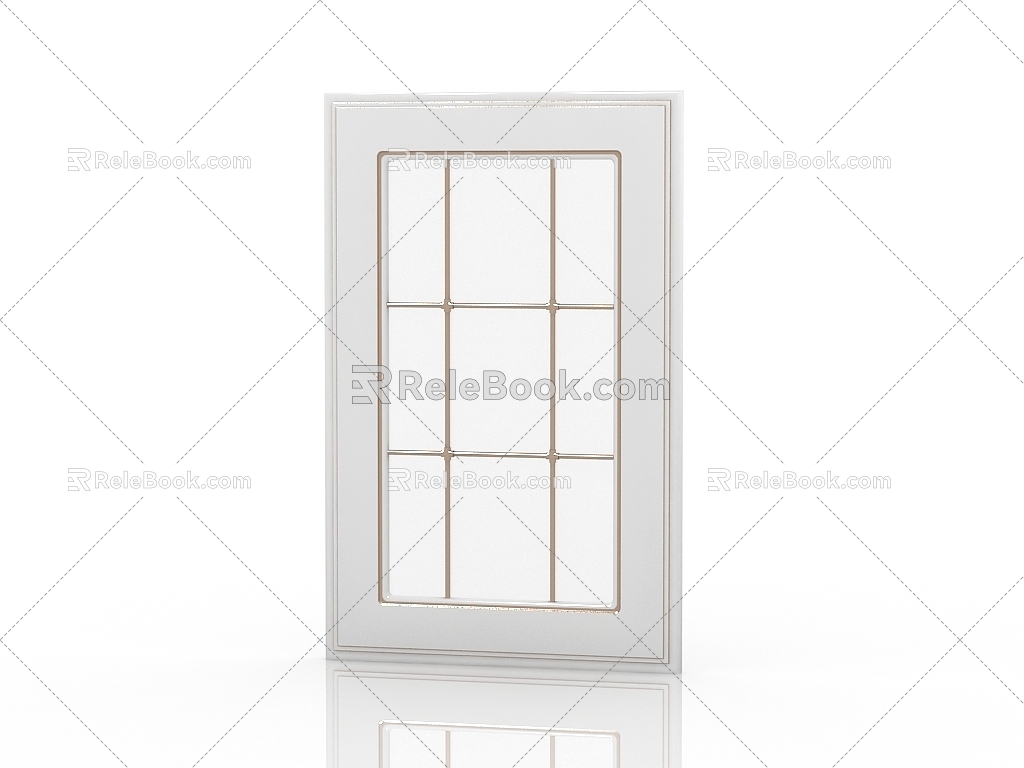 Jane ou cabinet door panel 3d model