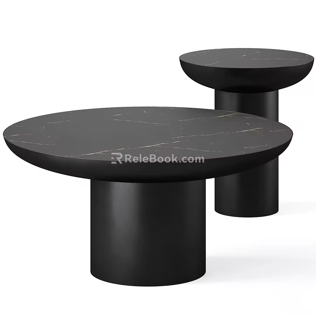 tea table and chair 3d model