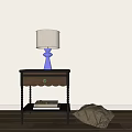 Bedside table 3d model