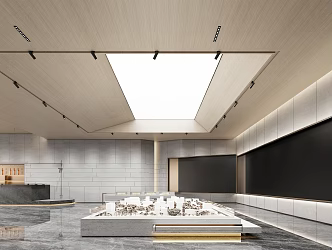 Modern Sales Office Sales Office Sandpan Area 3d model