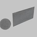 Concrete Round Sphere Component With Gray Walls And Illuminated Light Strips