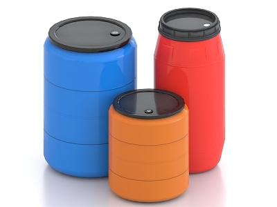 plastic bucket water tank chemical bucket paint bucket plastic bucket 3d model