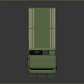 Vintage Green Military Style Truck Featuring Wooden Cargo Bed And Large Wheels