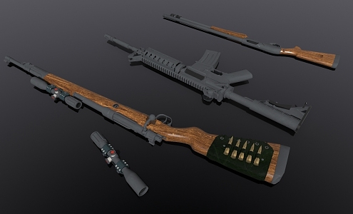 Firearms 3d model