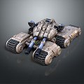 laser tower turret tank turret turntable 3d model