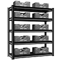 Heavy Duty Multi Layer Metal Shelving Unit With 280 Lbs Load Capacity Per Layer