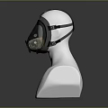 Modern gas mask sci-fi gas mask gas mask respirator 3d model