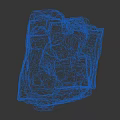 Highly Detailed 3D Rock Model With Rough Surface And Natural Texture Structure