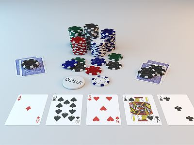 modern playing cards casino playing cards weights model