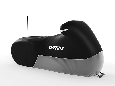 LYTRIX Motorcycle Cover Black And Gray Protective Design For Outdoor Use 3d model