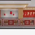 Traditional Chinese Noodle Restaurant with Handmade Ramen Scallion Pancakes Red Lanterns Wooden Decor and Tables