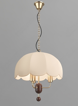 French Middle Chandelier 3d model