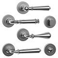 Black Door Handles With Various Classic And Modern Design Styles For Home