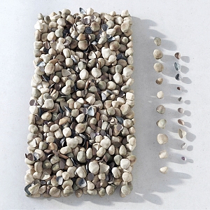 Pebbles Landscape Pebbles Gravel Stones Beach Stones 3d model