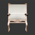 Vintage Wooden Chair With Woven Seat Armrests And Carved Leg Design