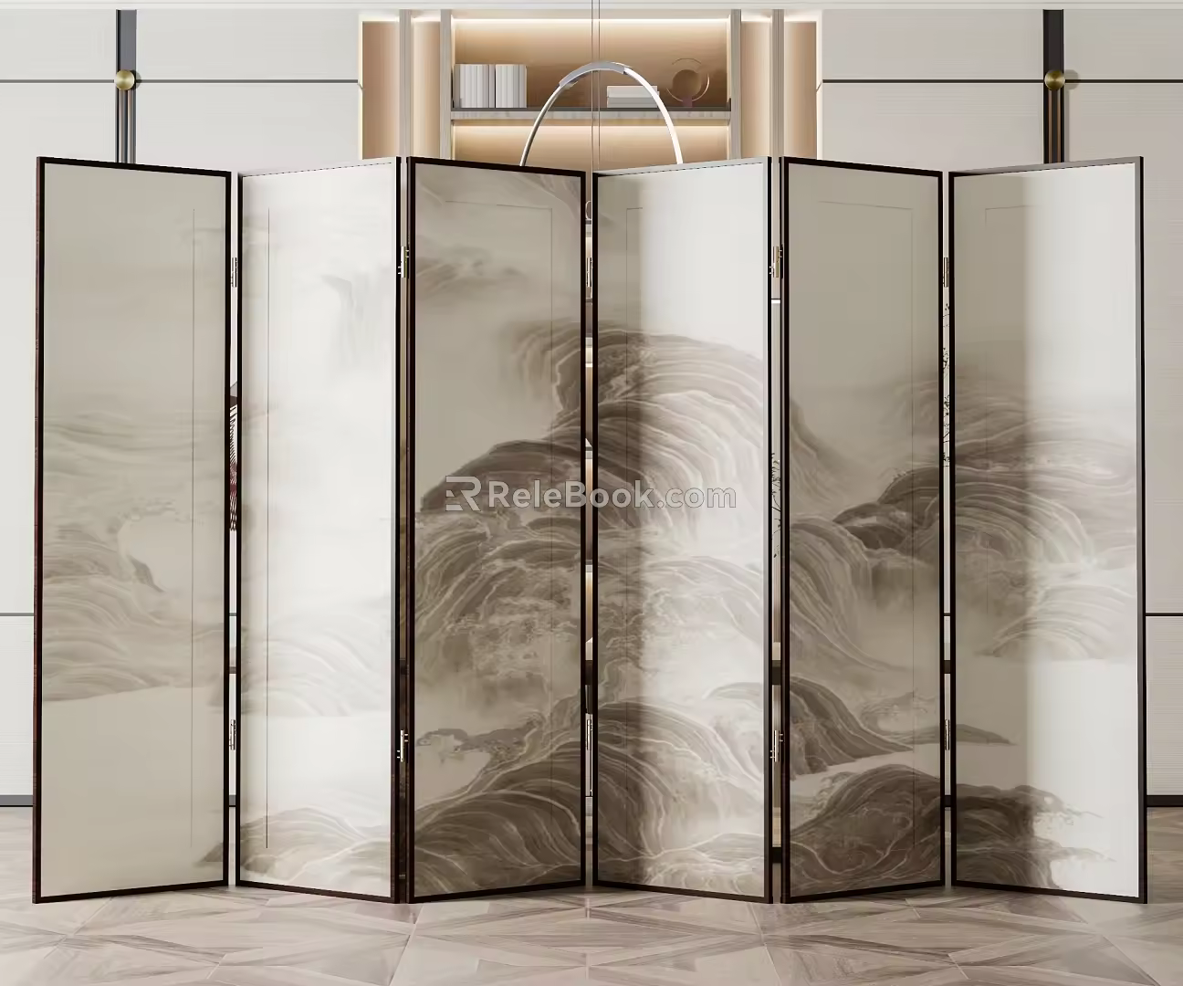 Screen partition 3d model