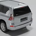 Silver Lexus SUV with Modern Exterior Design Front Grille And Alloy Wheels