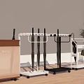 Different Designed Umbrella Racks With Cabinet Style Multi Tier And Wheeled For Indoor Home Use