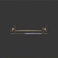 Rustic Wooden Sign With Stacked Wooden Planks And Side Posts Plus Top Crossbar