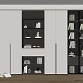 Home bookcase 3d model