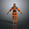 Industrial Robot Single Wheel Robot Double Wheel Robot Assistant Small Robot 3d model