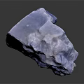 Vibrant Natural Raw Blue Gemstone With Rough Surface And Crystalline Texture