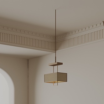 Modern chandelier 3d model