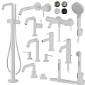 Modern Black Faucet Collection With Various Designs For Kitchen Bathroom Shower