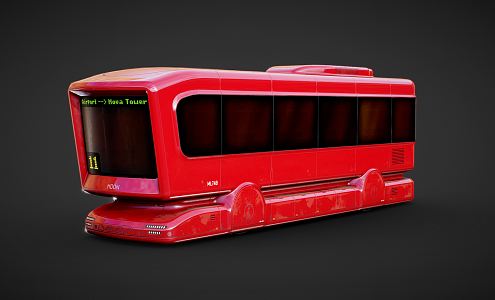 Modern Bus 3d model