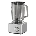 Modern Stainless Steel Blender with Transparent Jar and Control Knob for Daily Kitchen Use