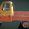 Tricycle tuk tuk three bungee freight car truck car motorcycle 3d model