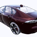 Dark Brown Jaguar Car With Sleek Body Distinctive Grille Sharp Headlights And Black Alloy Wheels