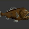 fish carnivorous fish piranha piranha freshwater fish sea fish animal game animal cartoon animal 3d model