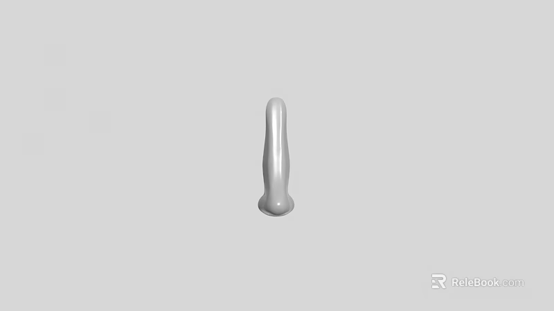 Game Movie Character 3D Model Concept Design With Smooth White Texture And Gray Background 3d model 