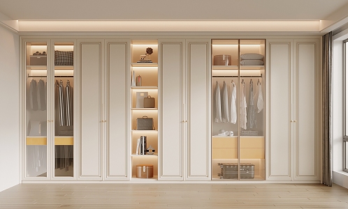 French wardrobe 3d model