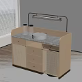 Modern Front Desk Bar 3d model