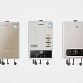 Modern Electric Water Heaters With Digital Display And Sleek Design For Home Use
