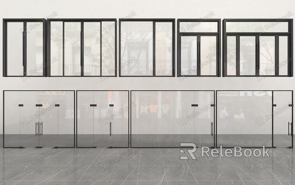 Glass double door glass single door office glass door glass door glass sliding door commercial door glass door shopping mall glass door double door model